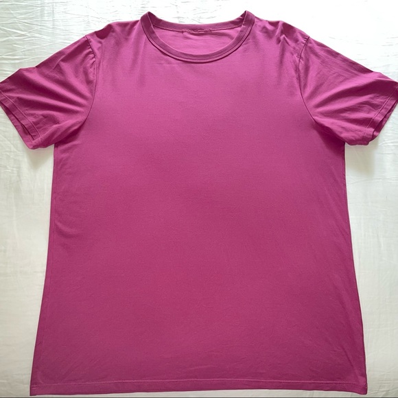Lululemon Medium Fundamental Tee Pink Lychee - Picture 1 of 4